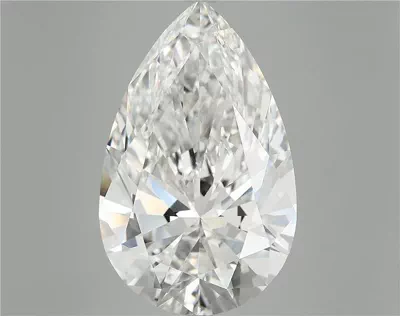 12.27ct F VVS2 Rare Carat Ideal Cut Pear Lab Grown Diamond