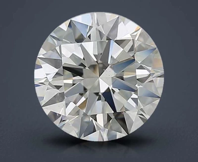4.01ct K SI1 Rare Carat Ideal Cut Round Diamond