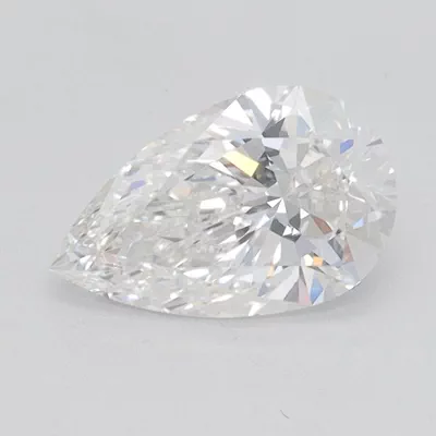1.07ct F IF Rare Carat Ideal Cut Pear Lab Grown Diamond