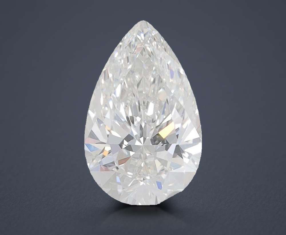1.07ct F IF Rare Carat Ideal Cut Pear Lab Grown Diamond