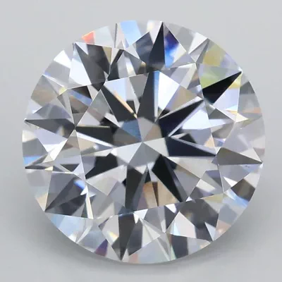 3.31ct D VS1 Rare Carat Ideal Cut Round Lab Grown Diamond