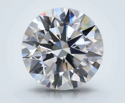 3.31ct D VS1 Rare Carat Ideal Cut Round Lab Grown Diamond