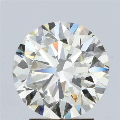 2.72ct K VVS1 Rare Carat Ideal Cut Round Diamond