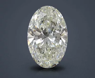 4.01ct K SI2 Rare Carat Ideal Cut Oval Diamond