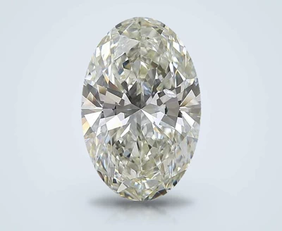 4.01ct K SI2 Rare Carat Ideal Cut Oval Diamond
