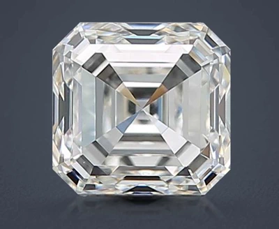 1.01ct I SI1 Rare Carat Ideal Cut Asscher Diamond