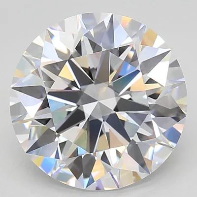 5.01ct D FL Rare Carat Ideal Cut Round Lab Grown Diamond