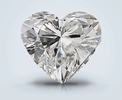 0.81ct F VS2 Rare Carat Ideal Cut Heart Diamond