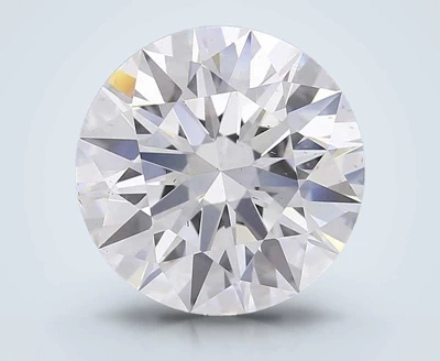 3.06ct F SI1 Rare Carat Ideal Cut Round Lab Grown Diamond