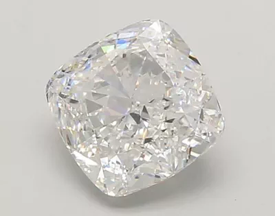 2.04ct F VVS1 Rare Carat Ideal Cut Cushion Lab Grown Diamond