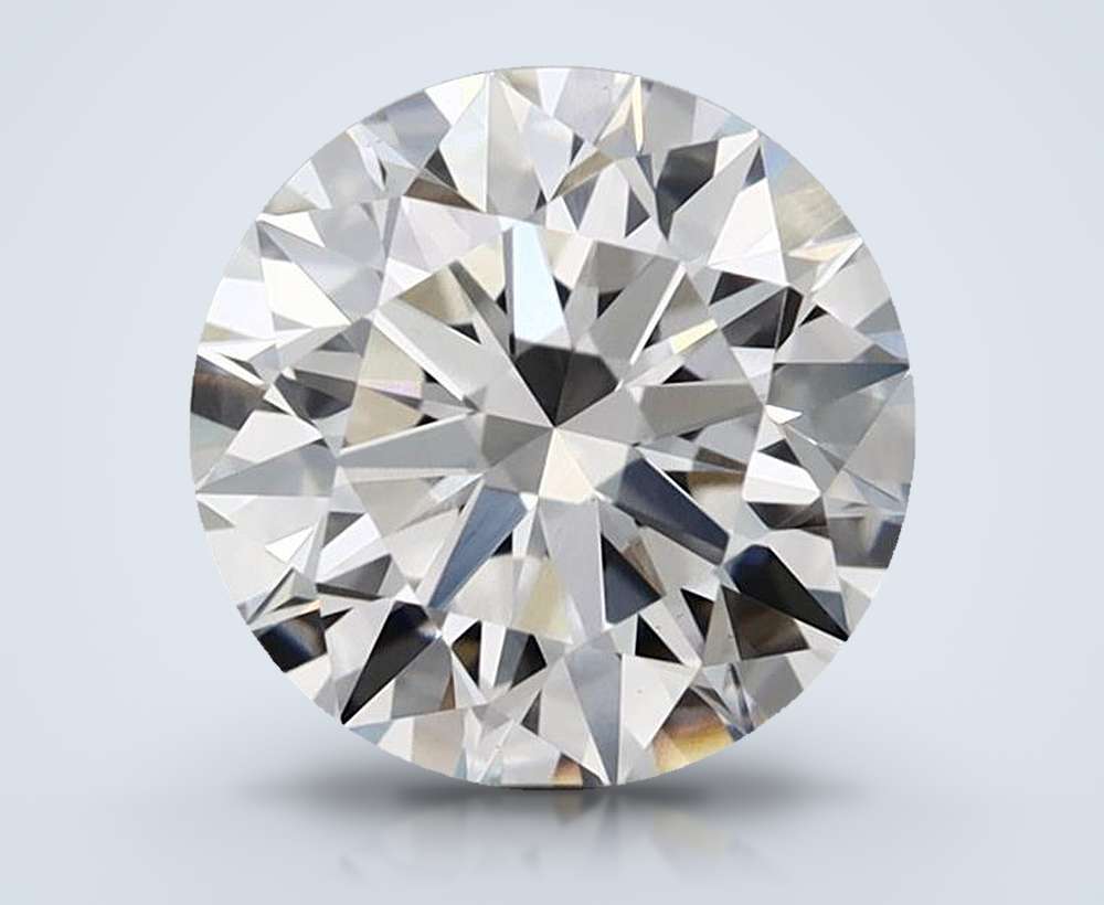 1.27ct F VS1 Rare Carat Ideal Cut Round Lab Grown Diamond