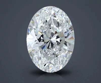 1.55ct D VVS2 Rare Carat Ideal Cut Oval Lab Grown Diamond