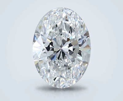 1.55ct D VVS2 Rare Carat Ideal Cut Oval Lab Grown Diamond