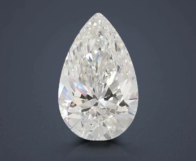 3.36ct E VS2 Rare Carat Ideal Cut Pear Lab Grown Diamond