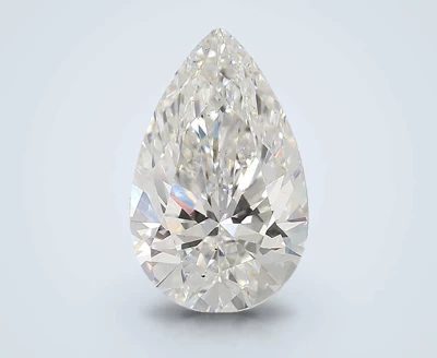 3.36ct E VS2 Rare Carat Ideal Cut Pear Lab Grown Diamond