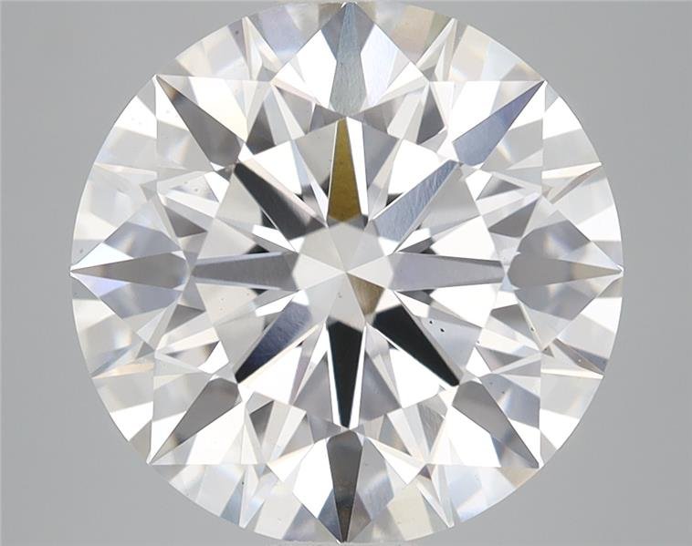 6.09ct D VS2 Rare Carat Ideal Cut Round Lab Grown Diamond