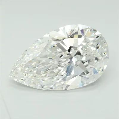 10.07ct F VVS2 Rare Carat Ideal Cut Pear Lab Grown Diamond