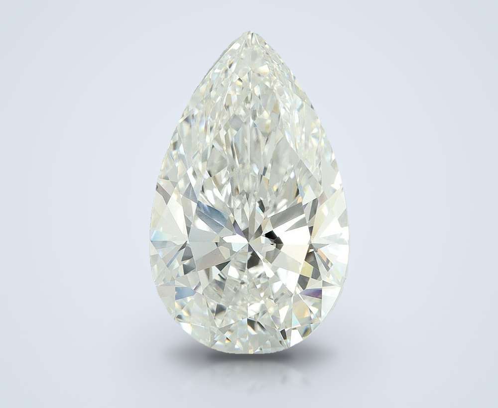 10.07ct F VVS2 Rare Carat Ideal Cut Pear Lab Grown Diamond