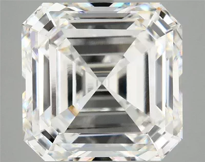 7.95ct F VVS2 Excellent Cut Asscher Lab Grown Diamond