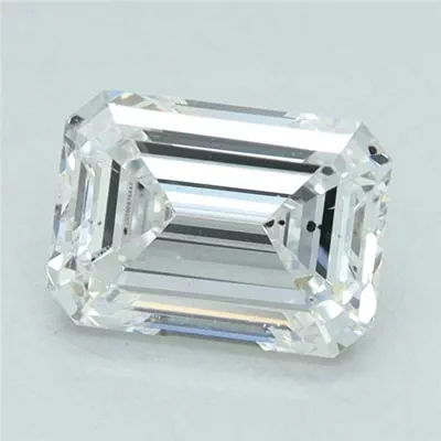 1.15ct D SI1 Rare Carat Ideal Cut Emerald Lab Grown Diamond