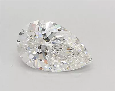 2.03ct E VS1 Rare Carat Ideal Cut Pear Lab Grown Diamond