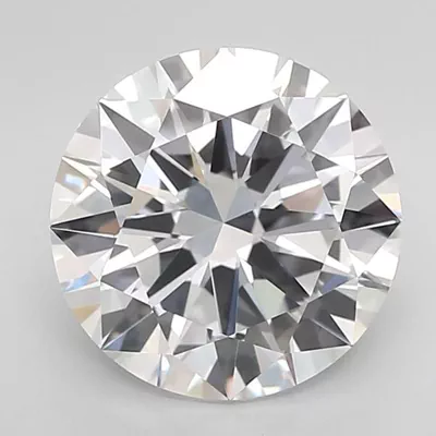 3.22ct D VS1 Excellent Cut Round Lab Grown Diamond