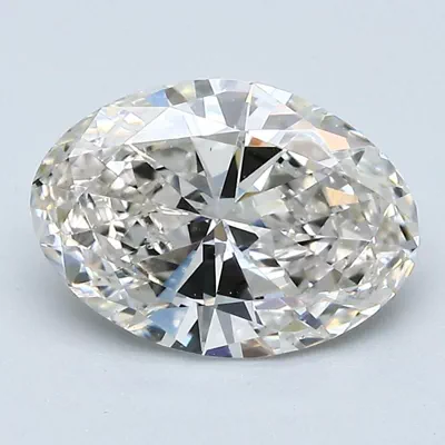 2.00ct J SI1 Very Good Cut Oval Diamond