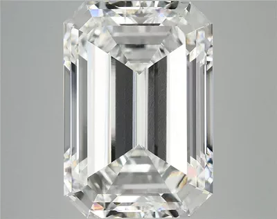 10.50ct F VVS2 Rare Carat Ideal Cut Emerald Lab Grown Diamond