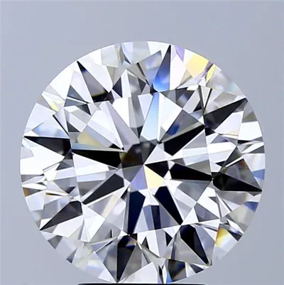 5.01ct E VVS1 Rare Carat Ideal Cut Round Diamond