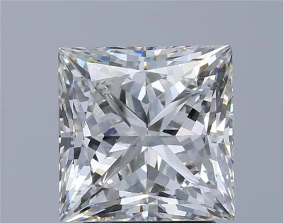 3.00ct I SI1 Rare Carat Ideal Cut Princess Diamond
