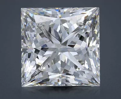 3.00ct I SI1 Rare Carat Ideal Cut Princess Diamond