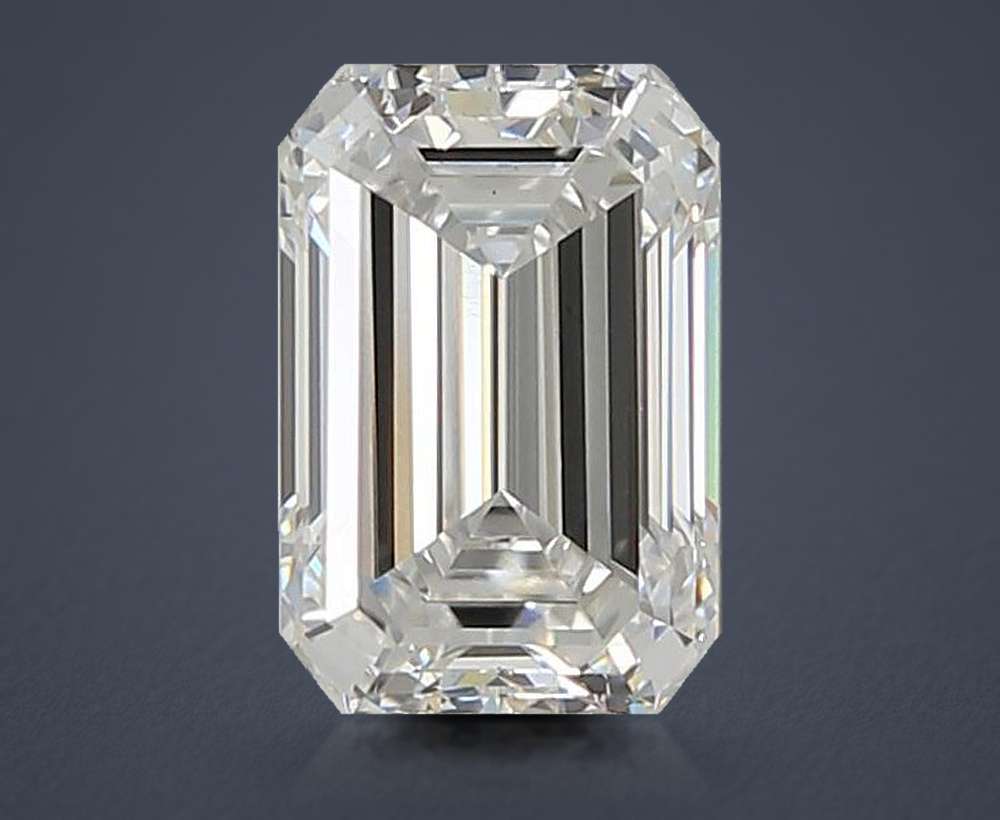 1.85ct E VS1 Rare Carat Ideal Cut Emerald Lab Grown Diamond