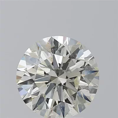 3.01ct I SI2 Rare Carat Ideal Cut Round Diamond