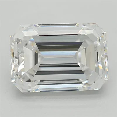 1.57ct D VS2 Excellent Cut Emerald Lab Grown Diamond