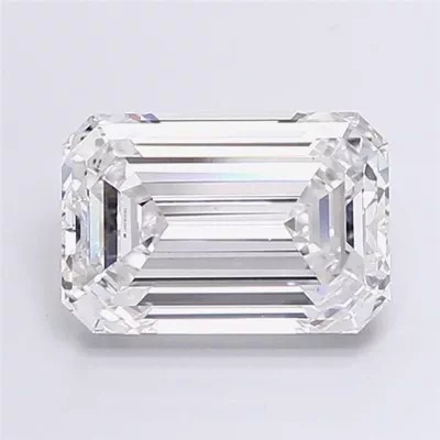 2.06ct F VS1 Rare Carat Ideal Cut Emerald Lab Grown Diamond