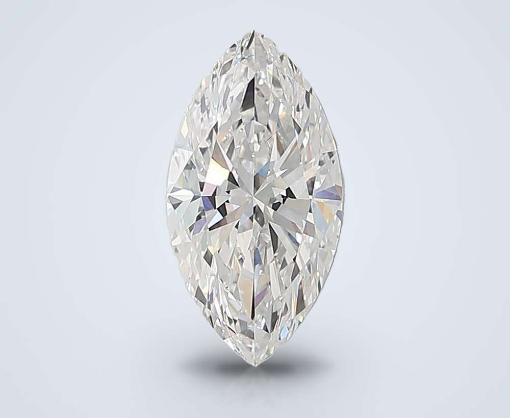 7.55ct F VVS2 Rare Carat Ideal Cut Marquise Lab Grown Diamond
