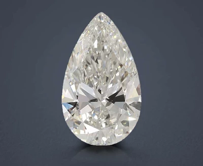 5.87ct F VS1 Rare Carat Ideal Cut Pear Lab Grown Diamond