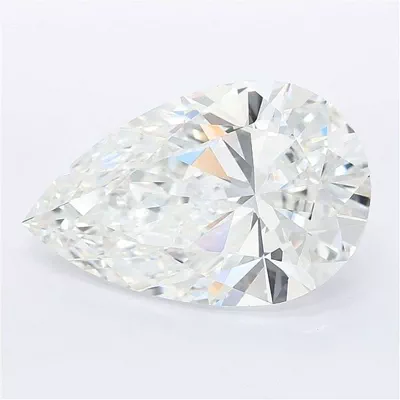 7.10ct E VVS2 Rare Carat Ideal Cut Pear Lab Grown Diamond