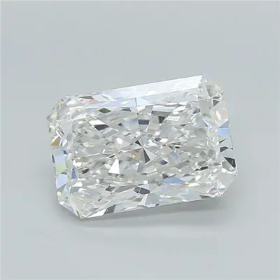 2.76ct E VVS2 Rare Carat Ideal Cut Radiant Lab Grown Diamond