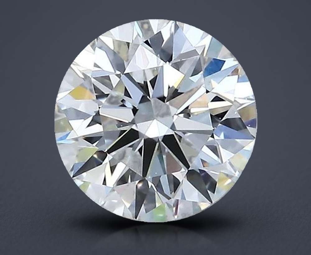 1.29ct H VS1 Rare Carat Ideal Cut Round Diamond