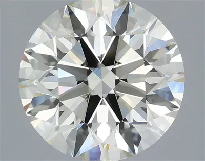 2.57ct K VVS2 Rare Carat Ideal Cut Round Diamond