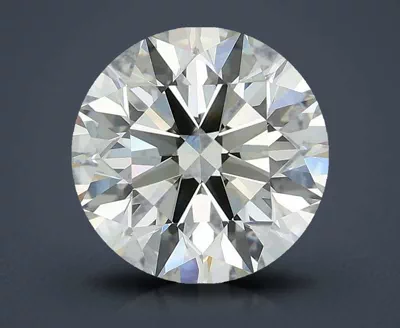 2.57ct K VVS2 Rare Carat Ideal Cut Round Diamond