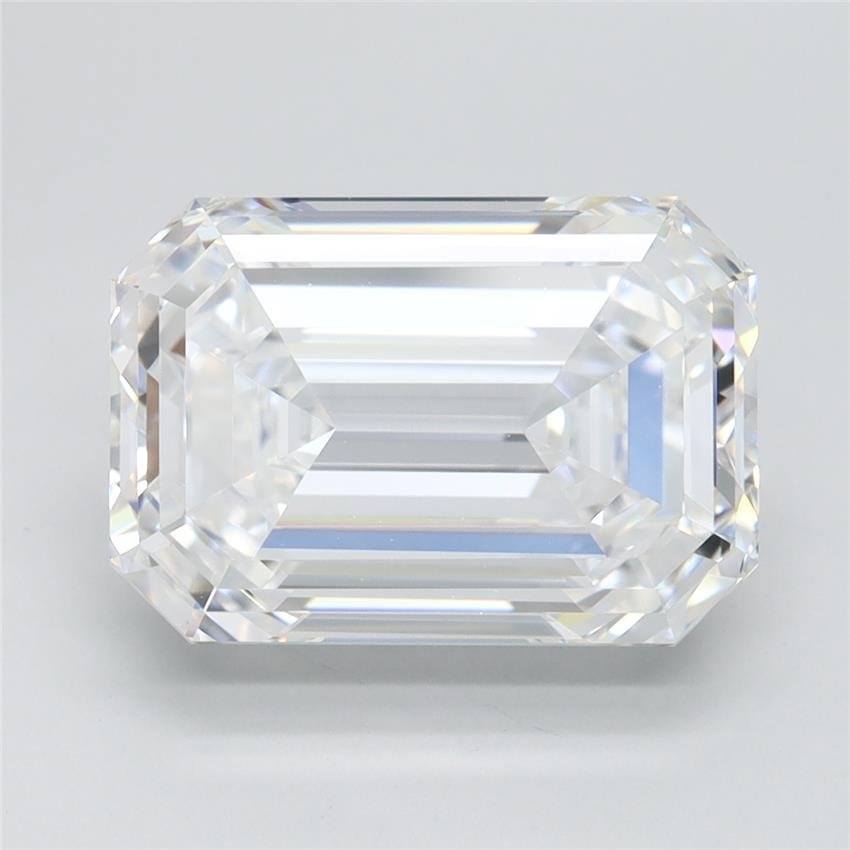 4.42ct F VS1 Rare Carat Ideal Cut Emerald Lab Grown Diamond
