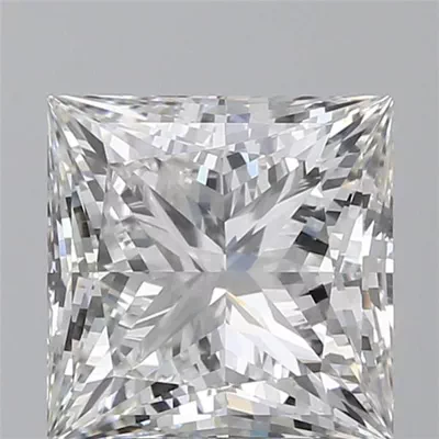 5.04ct G VS1 Rare Carat Ideal Cut Princess Lab Grown Diamond
