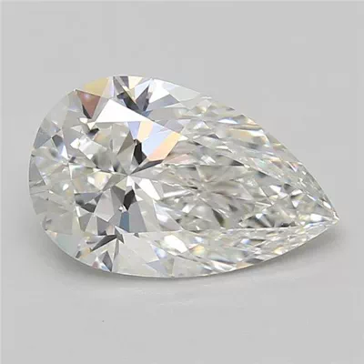 2.90ct F VS1 Rare Carat Ideal Cut Pear Lab Grown Diamond