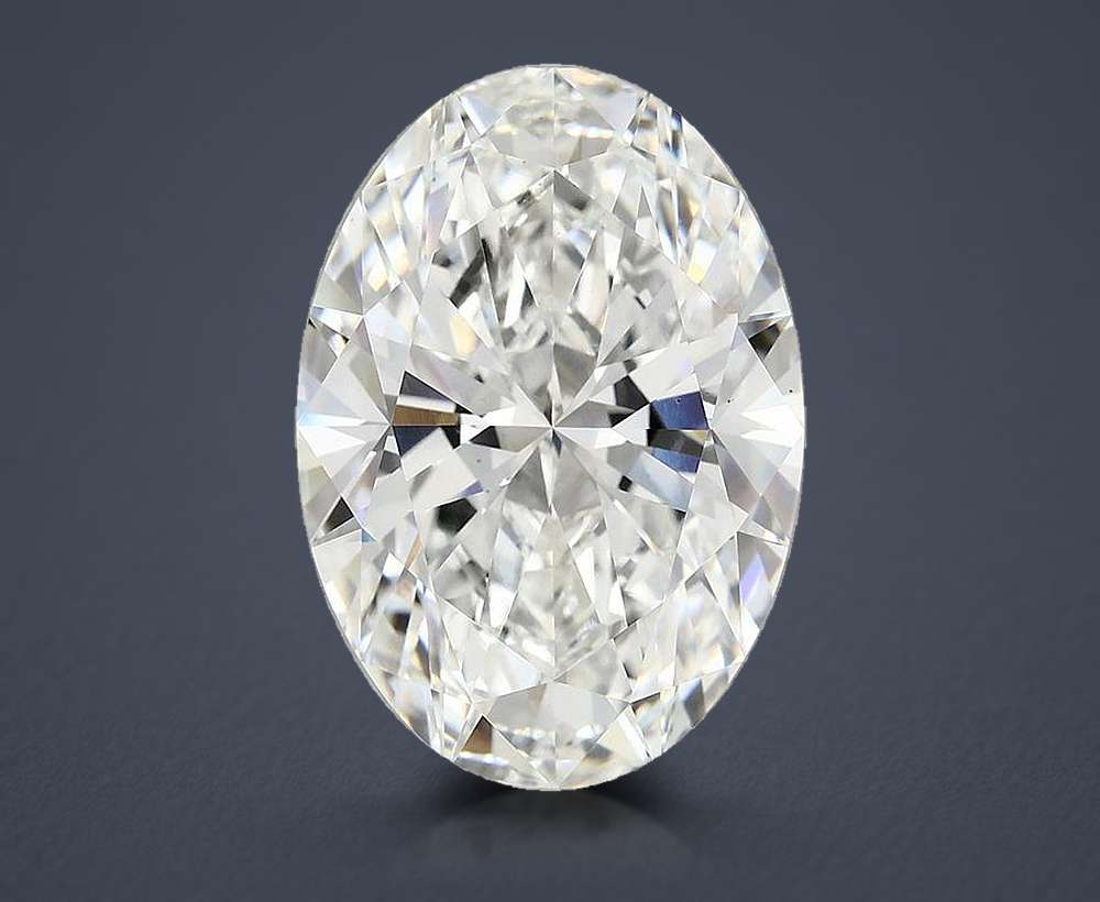 10.27ct F VS1 Rare Carat Ideal Cut Oval Lab Grown Diamond
