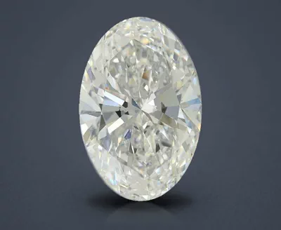 6.95ct F VVS2 Rare Carat Ideal Cut Oval Lab Grown Diamond
