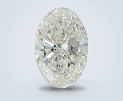 6.95ct F VVS2 Rare Carat Ideal Cut Oval Lab Grown Diamond
