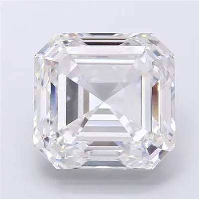 5.50ct E VVS2 Rare Carat Ideal Cut Asscher Lab Grown Diamond