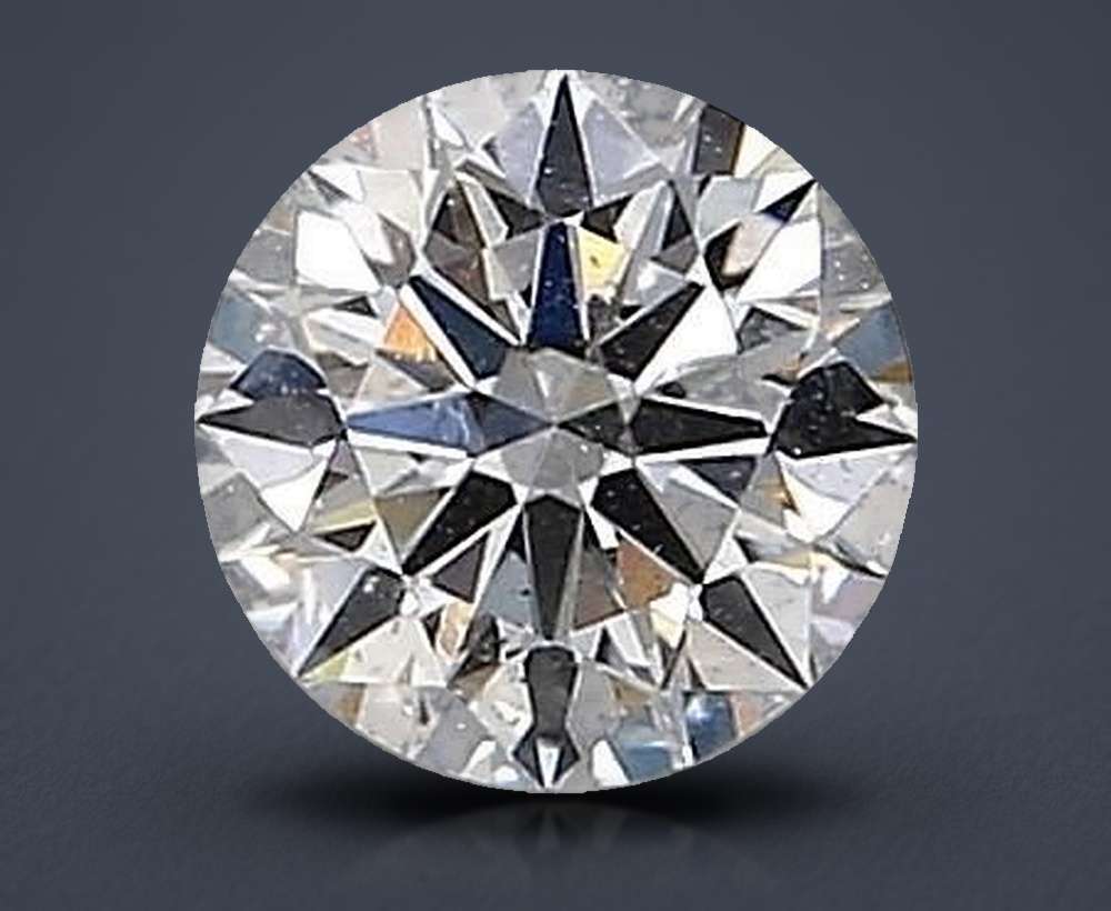 0.44ct D SI2 Rare Carat Ideal Cut Round Diamond
